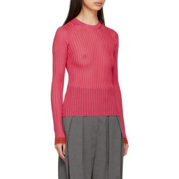 Acne Studios Spitak Lingerie Ribbed Sweater - Picture 6 of 8